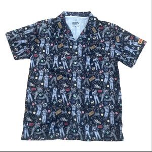 Chicago White Sox 2005 Champions Hawaiian Short Sleeve Button Down Shirt XL